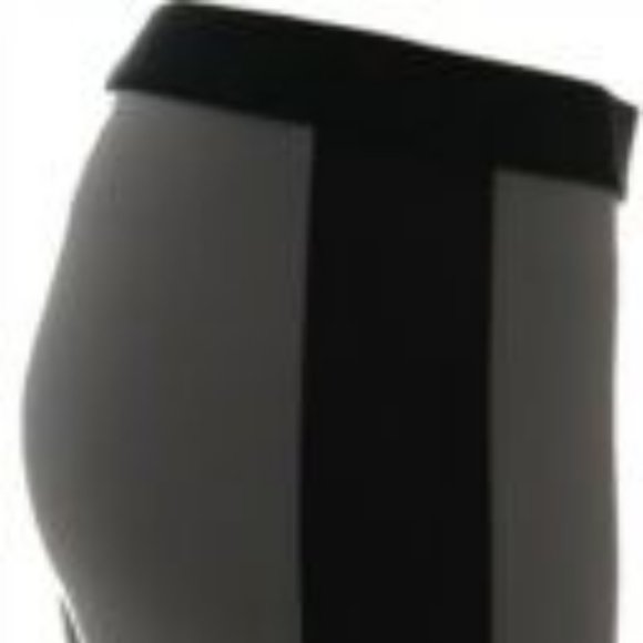 NWT LISA RINNA RIBBED PANEL CHARCOAL LEGGINGS XS - Picture 6 of 12